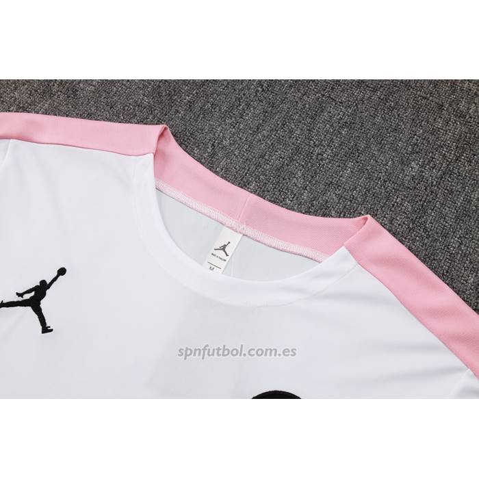 Chandal del Paris Saint-Germain Jordan Manga Corta 2024-2025 Blanco - Pantalon Corto